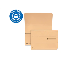Subcarpeta Esselte Pocket (Bolsa Fuelle) 275G Fº Beige Paquete De 25