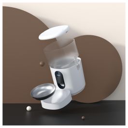 Aqara PETC1-M01 Comedero Automático para Mascotas, 4L, Blanco, Control por App, Batería/USB, Interior