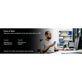 APC BR1500G-GR Back-UPS Pro 1500VA/865W Power Saving Line Interactive UPS - Onda Senoidal, 6 Salidas Tipo F