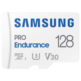 Samsung Tarjeta de Memoria microSDXC PRO Endurance 128GB MB-MJ128K, Clase 10, UHS-I U3, V30, 100MB/s Lectura, para Cámaras de Vigilancia y Dashcam Precio: 48.68999949. SKU: S8103088