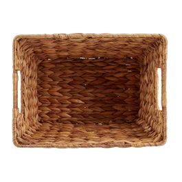Cesto rectangular de paja con asas Giftdecor 34x18x24.5 cm, marrón (12 Unidades) Cesto rectangular de paja con asas Giftdecor 34x18x24.5 cm, marrón (12 Unidades)