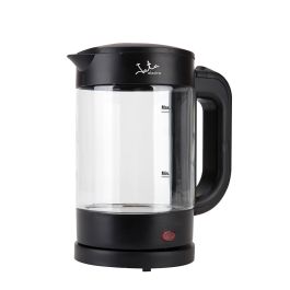 Hervidor JATA 1500 W 1,2 L Transparente Acero Inoxidable Vidrio de Borosilicato
