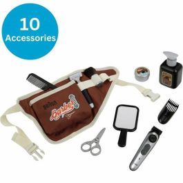 Klein 5838 Cinturón de barbero de juguete con cortapelos electrónico y accesorios para niños a partir de 3 años Klein 5838 Cinturón de barbero de juguete con cortapelos electrónico y accesorios para niños a partir de 3 años