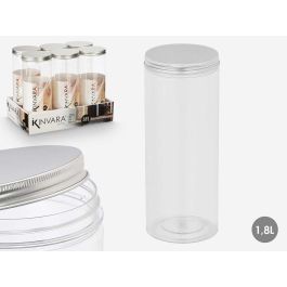Tarro PET con Tapa de Aluminio 1.8L Kinvara - 10x25x10 cm (24 Unidades) Precio: 42.50000007. SKU: B12PK3VX93