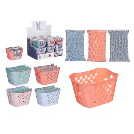 Set 3 Estropajo Con Cesta Colores Metal Surt Arte Regal 14X8CM (30 Unidades) Precio: 42.89000001. SKU: B1GPAGCL49