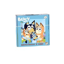 Rompecabezas bluey con 9 cubos. 21 x 22 x 6 cm Rompecabezas bluey con 9 cubos. 21 x 22 x 6 cm