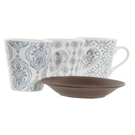 Cafe Arabe DKD Home Decor Azul Marron 14.5 x 35 x 18 cm Set de 6