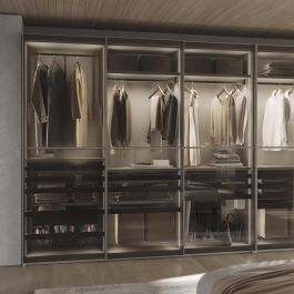 Emuca Cajón de alambre para armarios y vestidores Quartz, 640mm (M80), Acero, Titanio