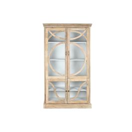 DKD Home Decor Vitrina Toscana Blanco Natural 120 x 50 x 205 cm