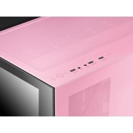 Mars Gaming MCV4P Caja Gaming Custom Premium XXL E-ATX con Cristal Templado Continua sin Marco Doble Cámara Edición Custom Rosa