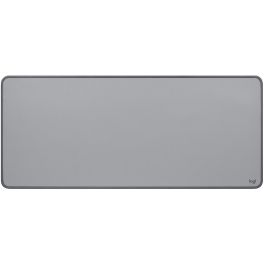 Logitech Alfombrilla Escritorio Studio Series Anti-Deslizante y Resistente a Derrames para PC/Ordenador, Cómoda, Gris Medio 700x300x2mm