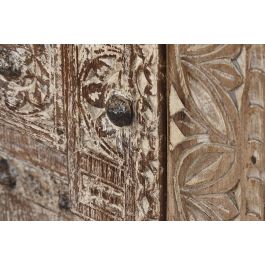 DKD Home Decor Armario de Teca Natural con 2 Puertas, 2 Cajones y 3 Estanterías, 51 x 216 x 122 cm DKD Home Decor Armario de Teca Natural con 2 Puertas, 2 Cajones y 3 Estanterías, 51 x 216 x 122 cm