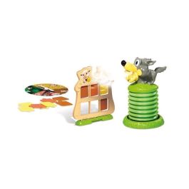 Megableu Ambience Game Esc O Wolf - Juego de Mesa Los 3 Cerditos y el Lobo Feroz para 2-3 Jugadores