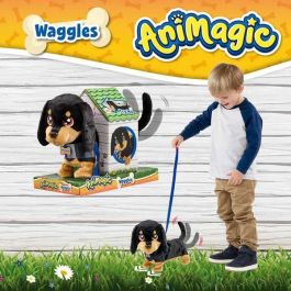 Bizak Perrito Salchicha Waggles Juguete Interactivo Ladra al Presionar Cabeza Edad +3 Años