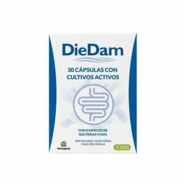 Diedam Lactobacilos y Bifidobacterias, 8 cepas probióticas vivas, 30 cápsulas. Mantiene sistema inmune. Precio: 10.5000005. SKU: B1HGVKFSMC