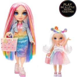 Rainbow High LIT35051531203 Muñeca Littles Rainbow de Juguete 15cm con Mascota - Regalo para Niños +4 Años