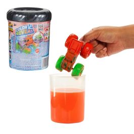 Hot Wheels Monster Trucks Color Reveal HJF39 Mattel Camión a Escala 1:64 con Revelación de Color y Cambio de Color con Agua