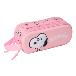 Portatodo Doble Snoopy Rosa 21 x 8 x 6 cm 3D Precio: 7.49999987. SKU: B18N4K5TDP