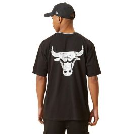 Camiseta de baloncesto New Era Chicago Bulls Graphic M Negro 16 Años