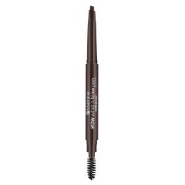 Essence WOW WHAT A BROW PEN Lápiz de Cejas Waterproof #04 Black Brown Punta Gota, Cepillo Integrado - Vegano, Sin Parabenos ni Alcohol, 0,2g
