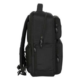 Safta Mochila Sevilla FC Premium Portátil 15,6" + USB Negro 31x44x13cm