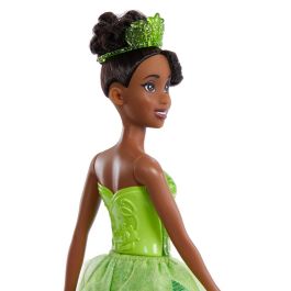 Mattel Hlw04 Muñeca Disney Princesa Tiana, inspirada en 'Tiana y el sapo', articulada, con ropa y accesorios (tiara y zapatos)