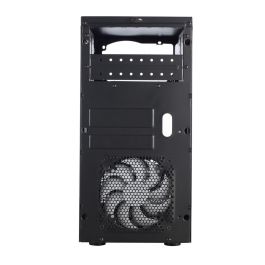 Fractal Design Core 1100 Caja PC Mini Torre Negra compatible Micro ATX/Mini ITX, ventilador 120mm, USB 2.0/3.0, GPU 350mm