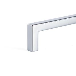 VIEFE Tirador Zamak Forma U Cromo Brillo Distancia Agujero 192mm para Puertas y Cajones