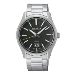 Reloj Hombre Seiko SUR535P1 Negro Plateado Precio: 294.69000055. SKU: B1EKHLEM8R