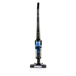 Domo DO221SV Aspiradora inalámbrica ciclónica, batería Litio 29V, 50 min autonomía, depósito 1L, 2 velocidades, negro, carga mural