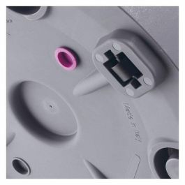 Deroma 9HB1ZSZ217 Maceta Millennium R Autorriego con Ruedas 59 cm Gris Ceniza