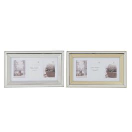Marco Multifoto Tradicional DKD Home Decor Dorado Plateado 2 x 29 x 47 cm (2 Unidades)