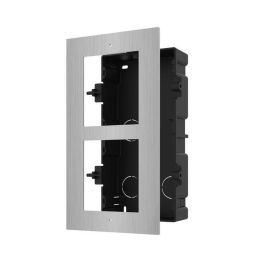 Hikvision Panel Frontal y Caja Empotrable para Estación Puerta Videoportero, 2 Módulos, Acero Inoxidable Precio: 79.49999959. SKU: B1C2HXE7VR