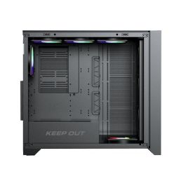 Keep Out Caja de PC Gaming XC-911PROXL+ E-ATX/ATX/Micro-ATX/ITX Negra Vidrio Templado ARGB