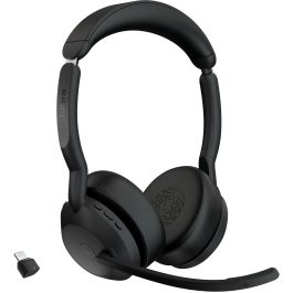 Jabra Evolve2 55 Link380c MS Stereo Auriculares Inalámbricos Optimizados para Microsoft Teams