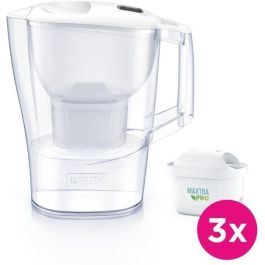 BRITA BRI4006387137496 Jarra con filtro de agua Aluna Calendar Blanca - 2,4 L (1,4 L filtrada) - Incluye 3 filtros Maxtra Pro All-In-1 Precio: 37.50000056. SKU: B1E88TNSE5