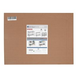 Confortime Estantería Plegable 2 Niveles 67 x 30 x 44.8 cm