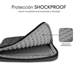 SUBBLIM Maletin Air Padding 360 Sleeve 13,3-14" Dark Grey SUBBLIM Maletin Air Padding 360 Sleeve 13,3-14" Dark Grey