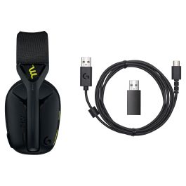 Logitech G435 Auriculares Gaming Inalámbricos Bluetooth/LIGHTSPEED con Micrófono, Dolby Atmos, Certificado Discord, para PC y Consolas, Negro