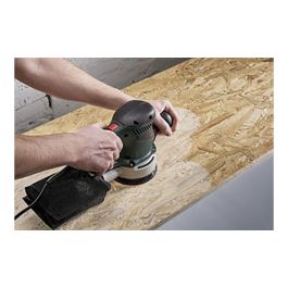 Wolfcraft Pack 5 hojas de lijar adhesivas, corindón grano 120 perforadas Ø125mm 2251000