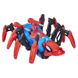 Hasbro Figura Spiderman Web Splashers Vehículo Aracnolanzador para Niños Juguete Lanzador de Agua y Proyectiles de Acción