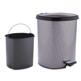 Papelera Plastico Pedal Fibra Carbono 6L Berilo 23X26CM (6 Unidades) Precio: 54.49999962. SKU: B1JCY8MJEE