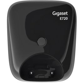 Gigaset E720 Teléfono Inalámbrico DECT/Analógico, Teléfono para Mayores, Botones Grandes Retroiluminados, Compatible con Audífonos, Negro