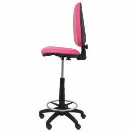 Taburete Ayna Piqueras y Crespo 4CPSPRS Rosa PVC Símil Piel