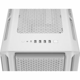 Corsair 5000T RGB Caja PC Gaming Semitorre ATX Cristal Templado con Ventana Blanca