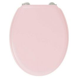 Gelco Asiento de inodoro Dolce Bisagras Acero Inoxidable Madera Moldeada Cristal Rosa Precio: 39.69000013. SKU: S7135628