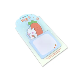 Imaginovo Bloc notas adhesivas bunny con soporte 20 hojas azul 60x125 mm