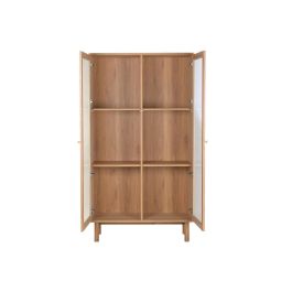 DKD Home Decor Vitrina Kith Moderno Cristal y MDF 40 x 183 x 100 cm
