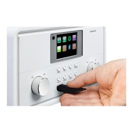 Medion MD 88069 Radio por Internet Analógica y Digital DAB+, FM WiFi Bluetooth Color Blanco 20W TFT 2.8"