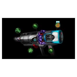 Dyson Gen5Detect Absolute Aspiradora escoba 2 en 1 con pantalla LCD y filtro HEPA, sin bolsa, color Púrpura, 70 min de autonomía